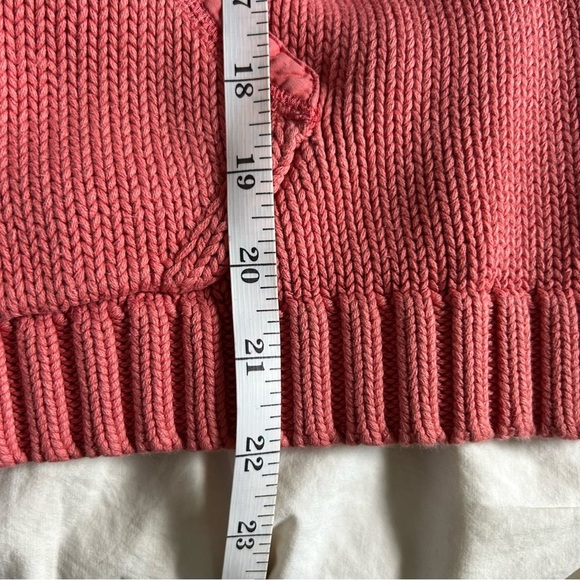 Chico's Womens Size 3 Coral Knit Zip-Up Sweater - Picture 2 of 7